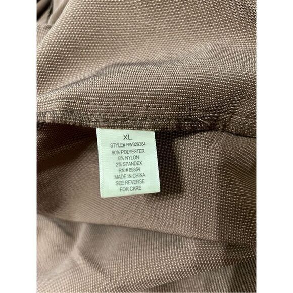 No Comment Ribbed Button Up Long Sleeves Top Brown Juniors size XL - Picture 6 of 7